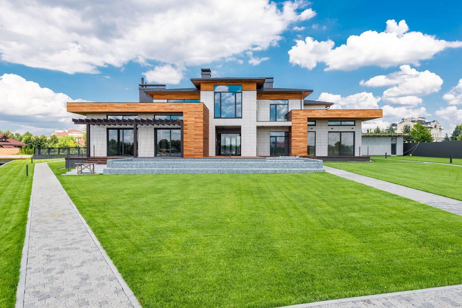 Modern home exterior representing the residential customers Digital Smart supports